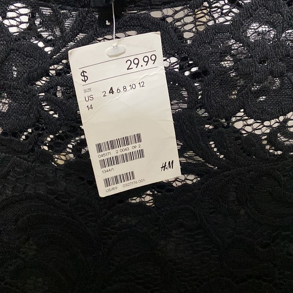 Divided by h & m lace black dress with necklace - Picture 10 of 10